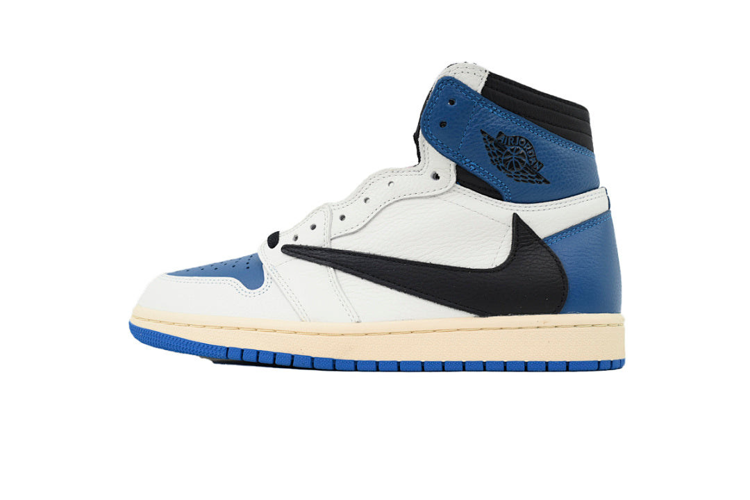 Fragment x Travis Scott x Air Jordan 1 High OG Military Men Basketball Shoes Size US 4-US 12