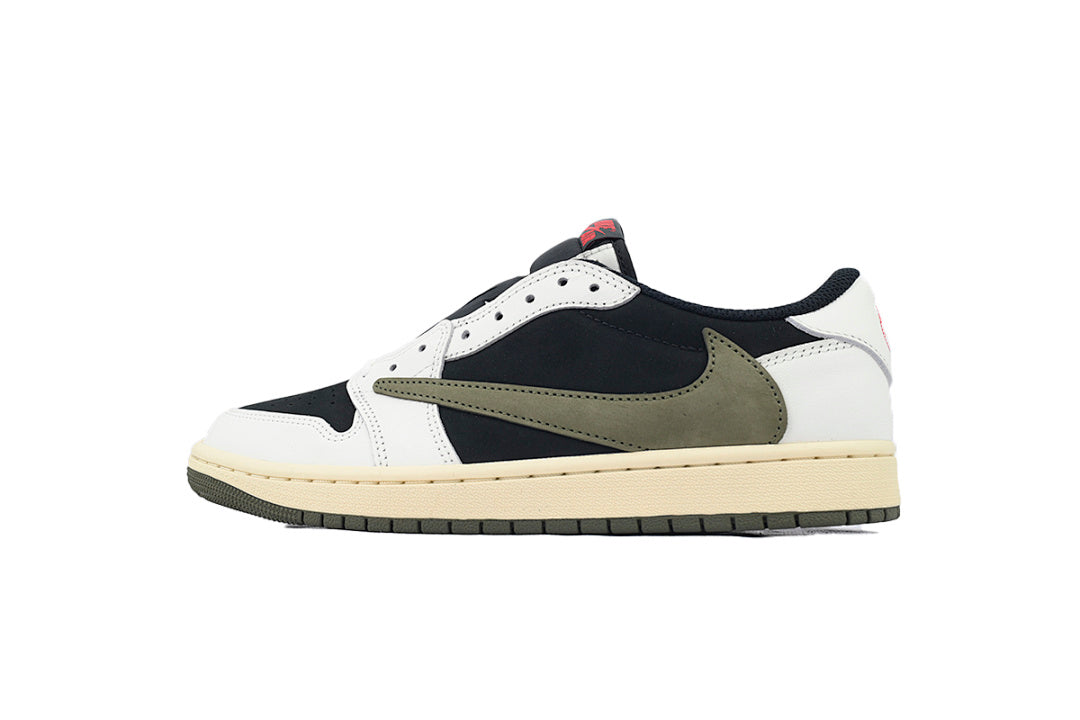Air Jordan 1 Low OG WMNS “Olive”Black Green Olive Basketball Sneakers Black Green
