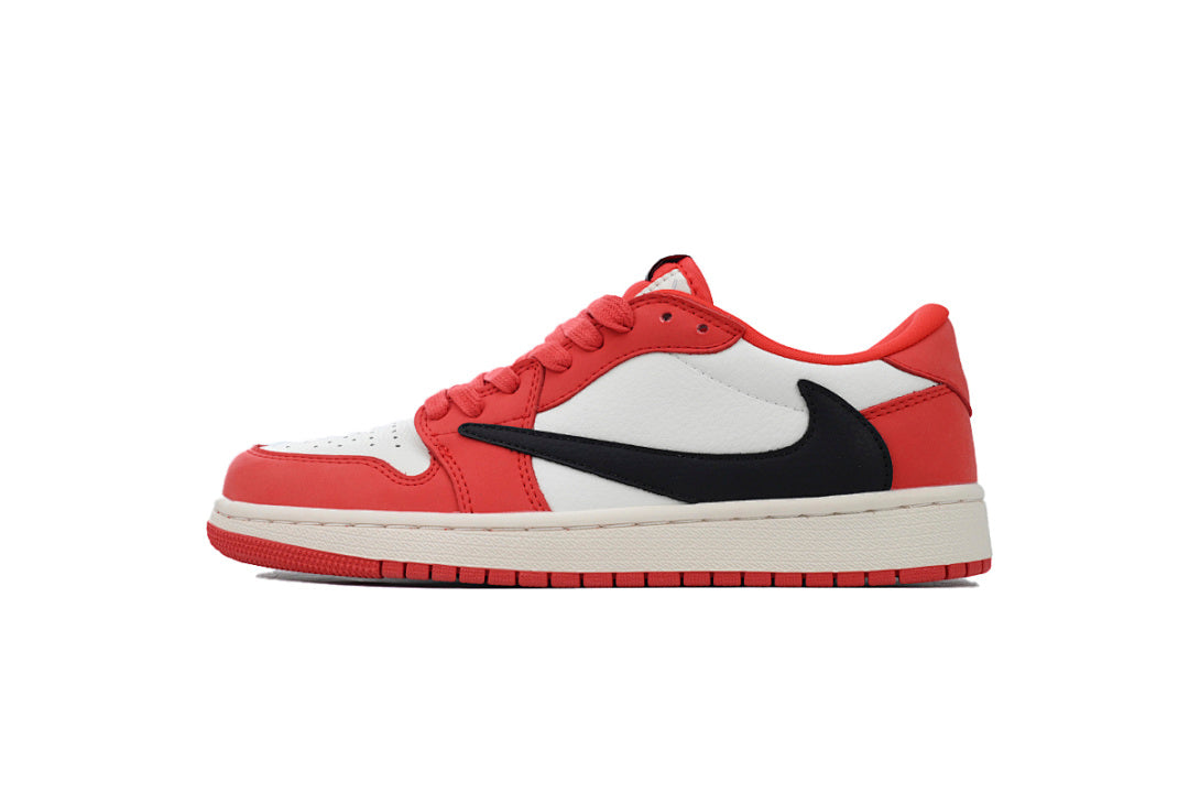 Travis Scott x Air Jordan 1 Low Red Sneakers