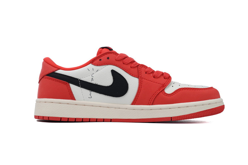 Travis Scott x Air Jordan 1 Low Red Sneakers