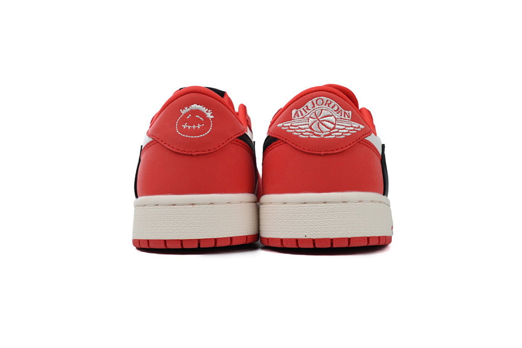 Travis Scott x Air Jordan 1 Low Red Sneakers