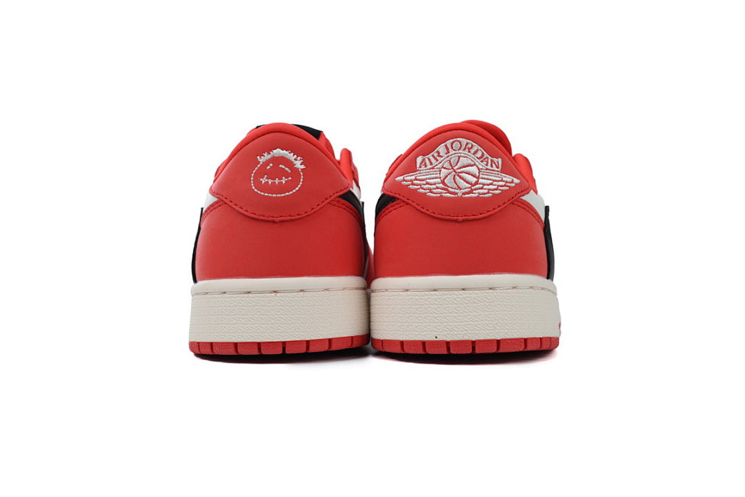 Travis Scott x Air Jordan 1 Low Red Sneakers