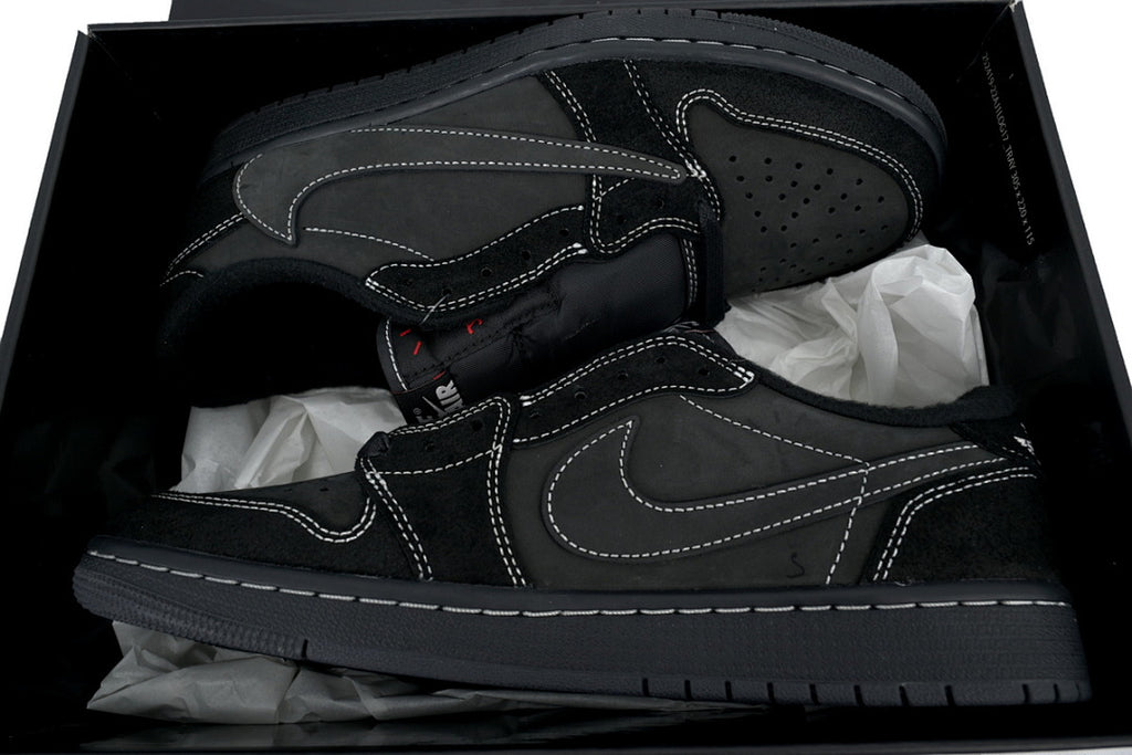 Travis Scott x Air Jordan 1 Low OG SP Black Phantom Men Basketball Shoes