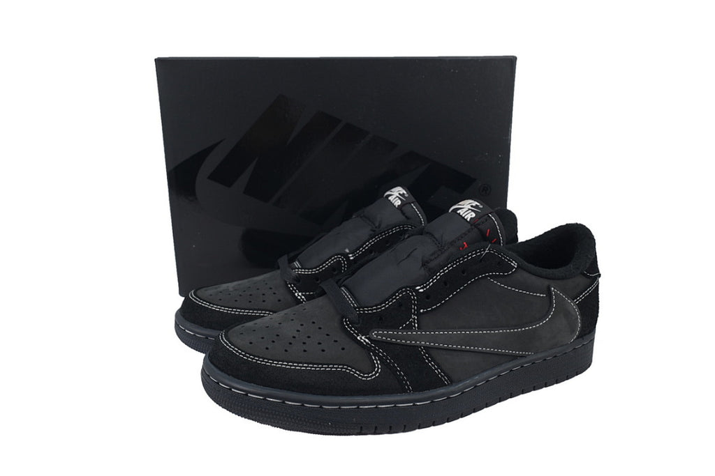 Travis Scott x Air Jordan 1 Low OG SP Black Phantom Men Basketball Shoes