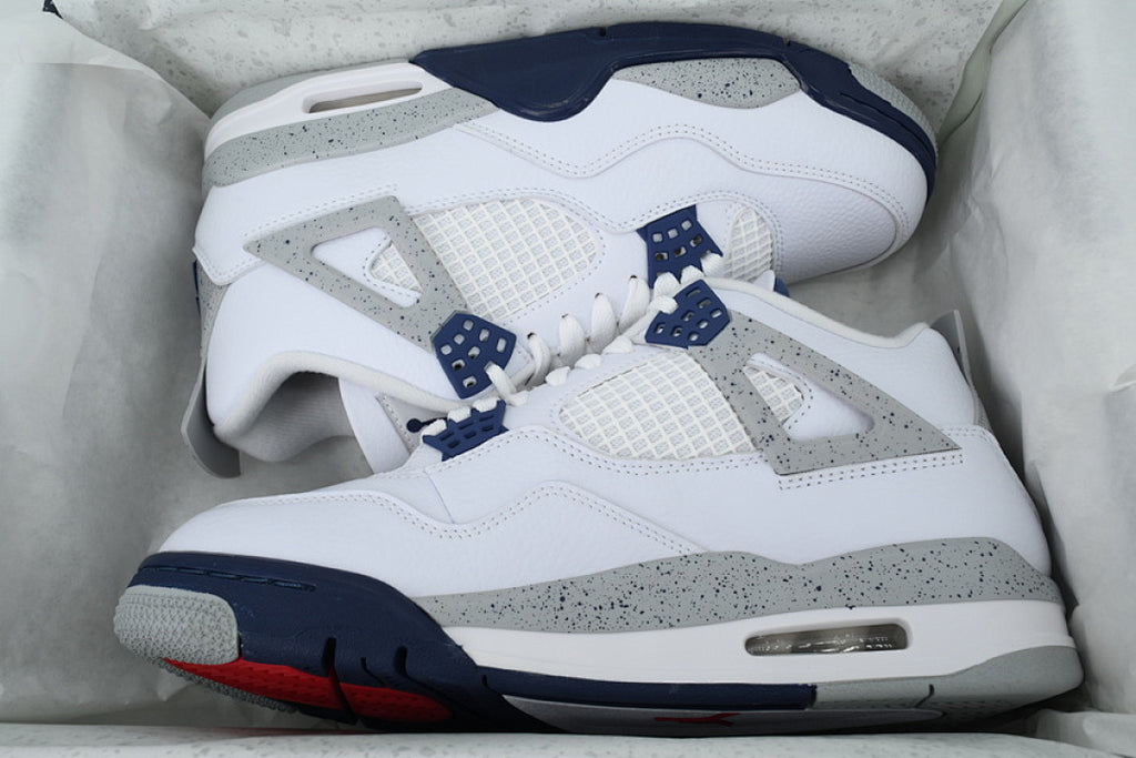 Air Jordan 4 Retro Midnight Navy Basketball Shoes