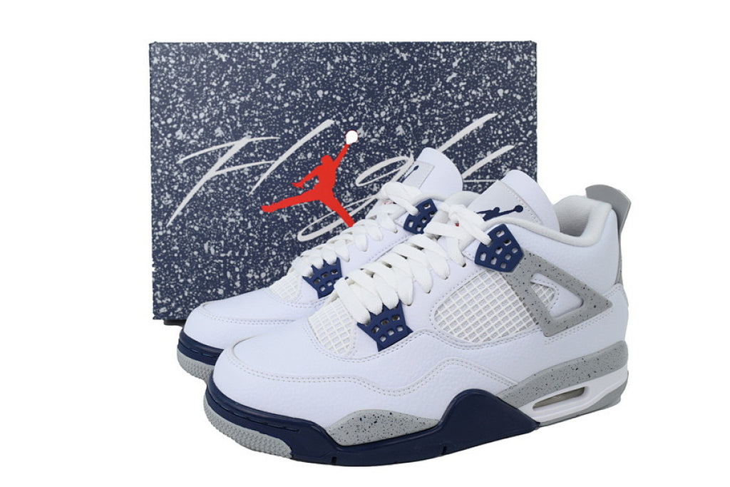 Air Jordan 4 Retro Midnight Navy Basketball Shoes
