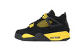 Air Jordan 4 Retro Basketball Shoes Black Yellow