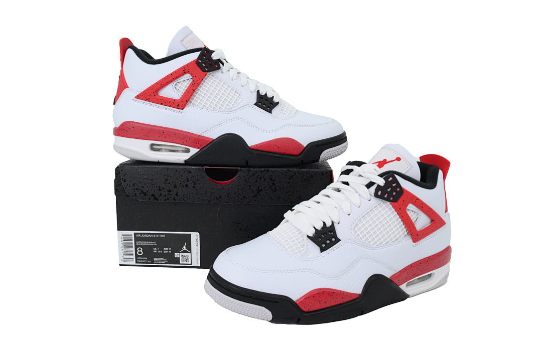 Air Jordan 4 “Red Cement” Basketball Shoes