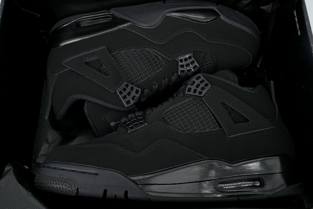 Air Jordan 4 Retro Basketball Shoes Black