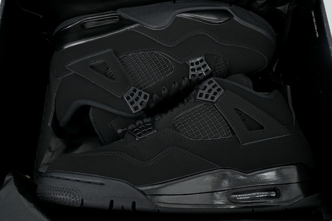 Air Jordan 4 Retro Basketball Shoes Black
