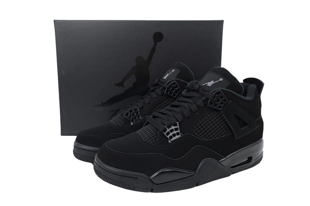 Air Jordan 4 Retro Basketball Shoes Black