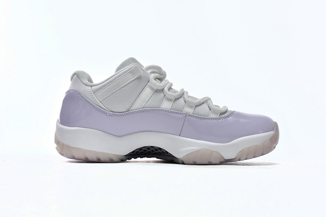 Air Jordan 11 Retro Low Pure Violet Basketball Sneakers Light Purple