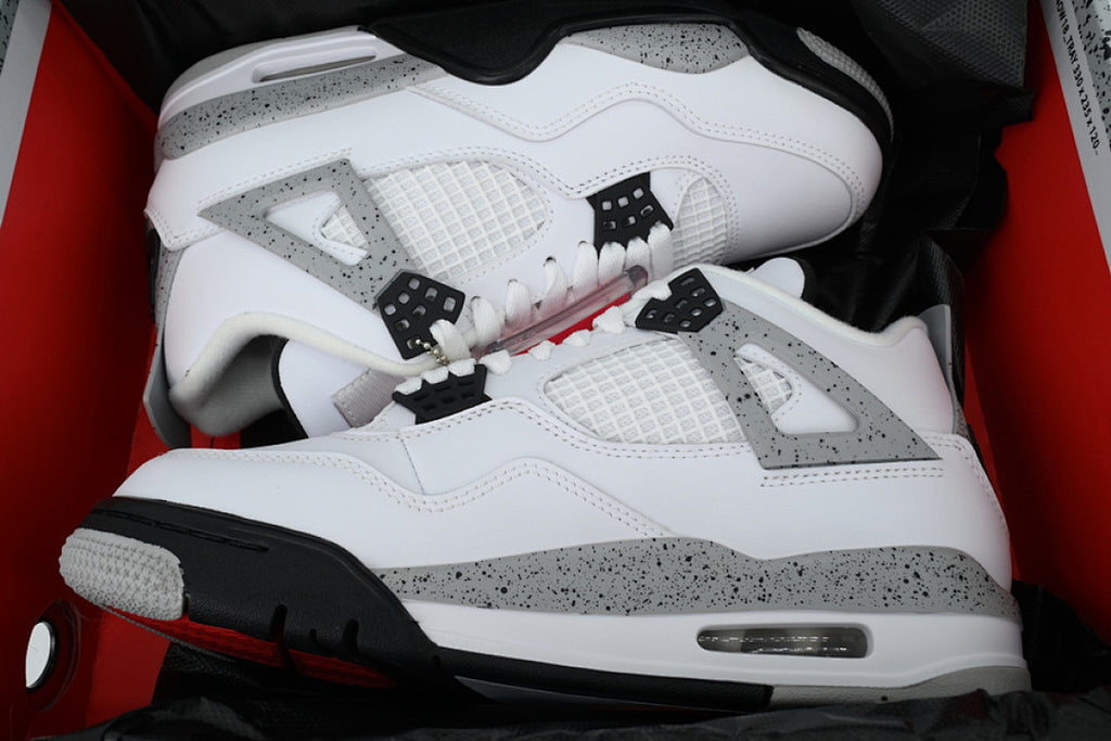 Air Jordan 4 Retro Basketball Shoes White