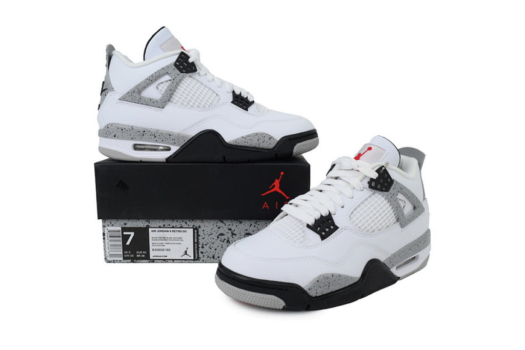 Air Jordan 4 Retro Basketball Shoes White
