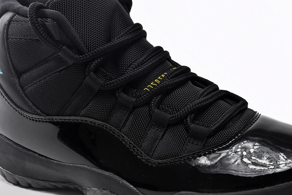 Air Jordan 11 Retro Gamma Blue High-Top Basketball Sneakers Black