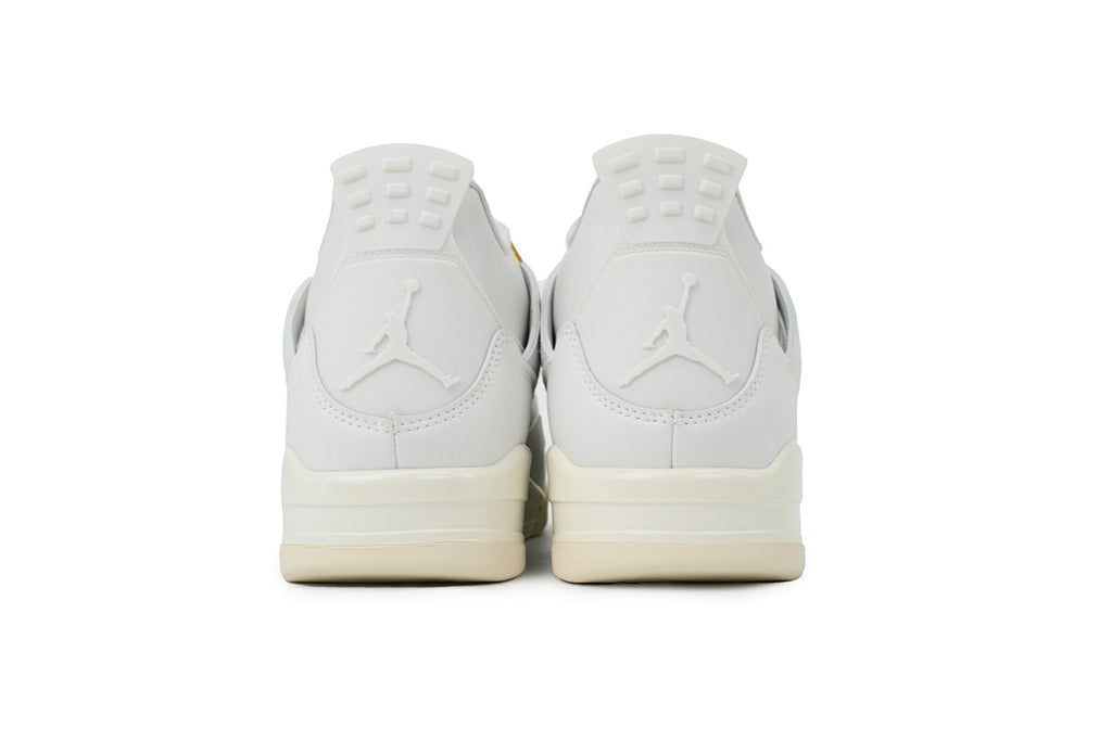 Air Jordan 4 WMNS Sail Basketball Shoes White Gold