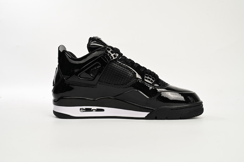 Air Jordan 4 Retro Powder Patent Leather Basketball Shoes Black