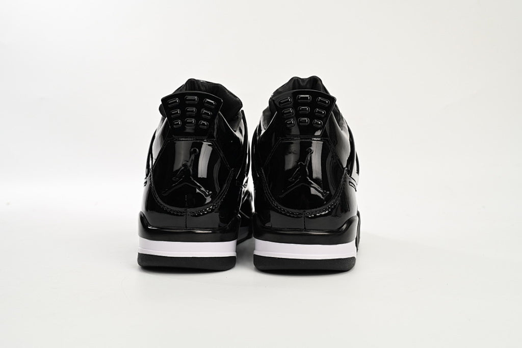Air Jordan 4 Retro Powder Patent Leather Basketball Shoes Black