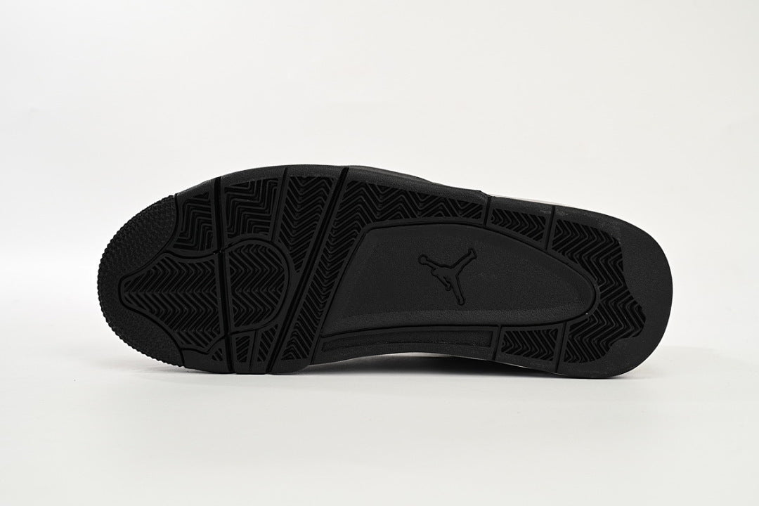 Air Jordan 4 Retro Powder Patent Leather Basketball Shoes Black
