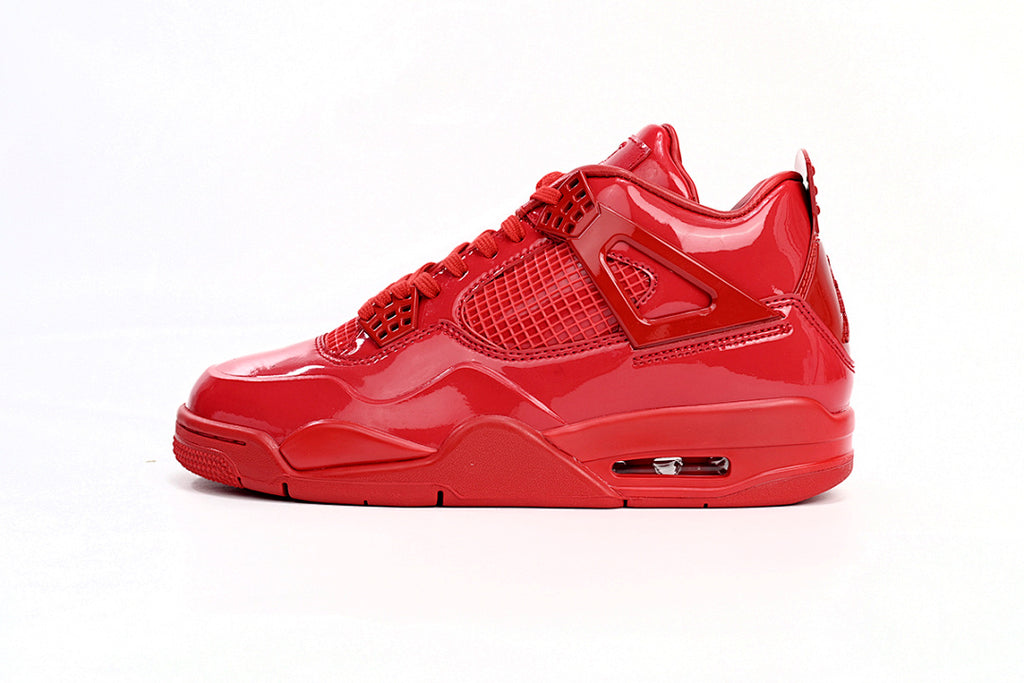 Air Jordan 4 Retro Red Lacquer Leather Basketball Shoes