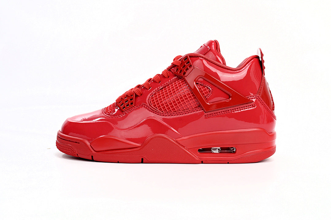 Air Jordan 4 Retro Red Lacquer Leather Basketball Shoes