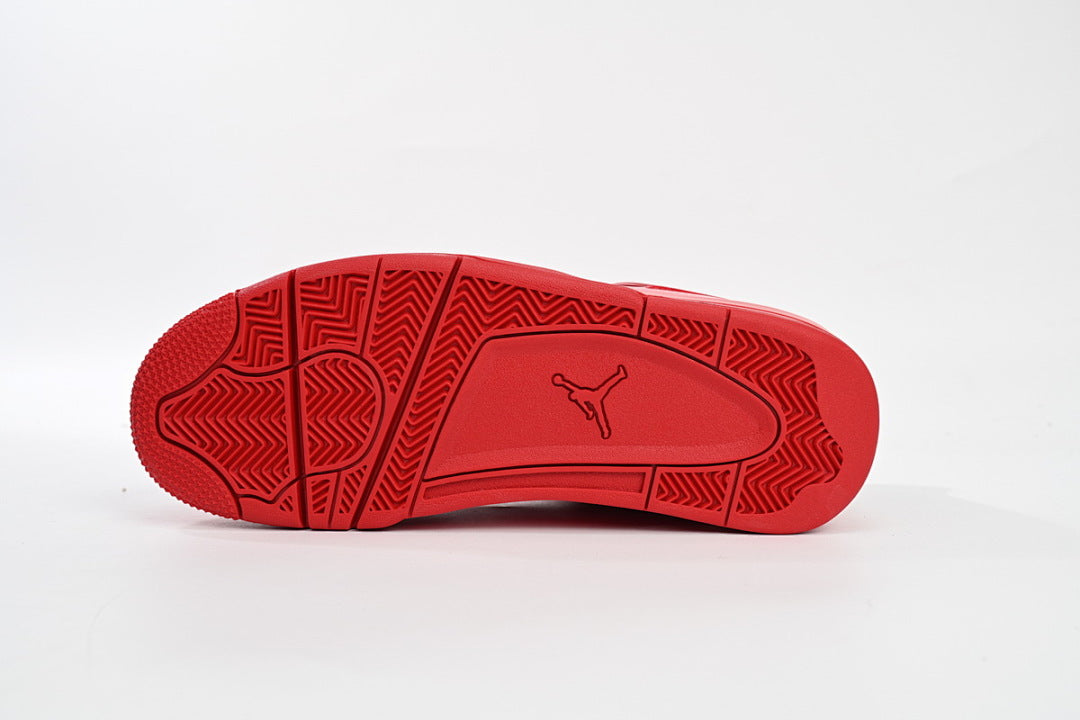 Air Jordan 4 Retro Red Lacquer Leather Basketball Shoes