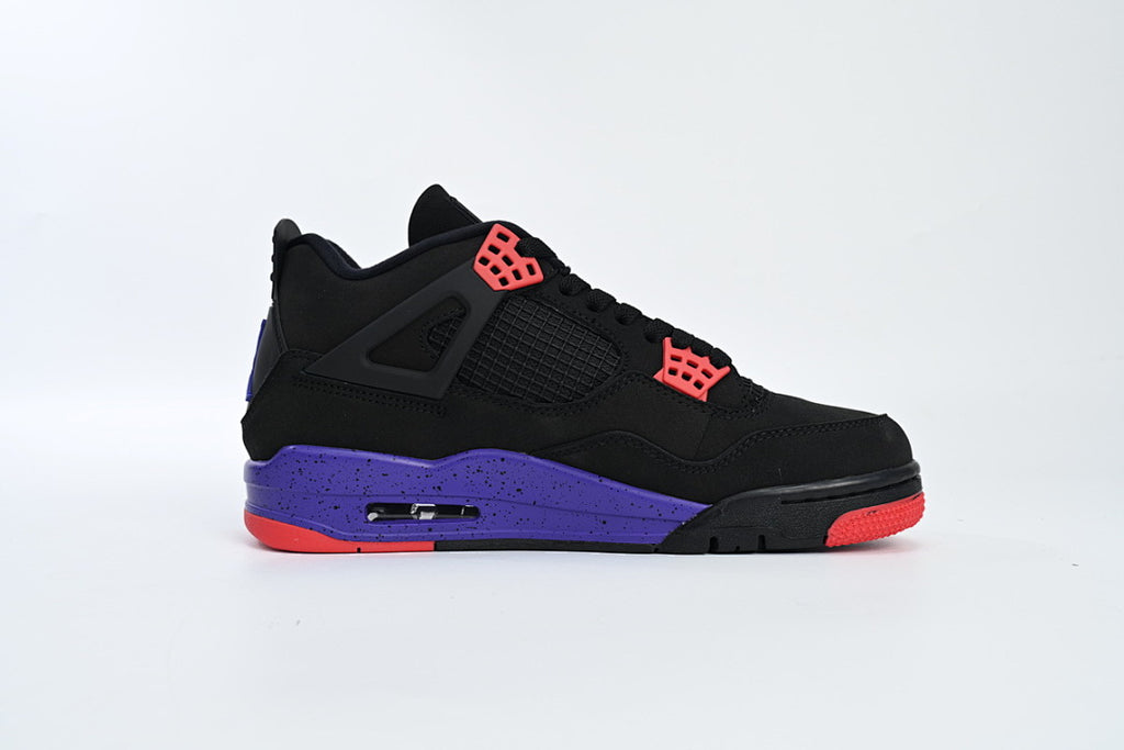 Air Jordan 4 Red Rap Tors Basketball Shoes Black Purple