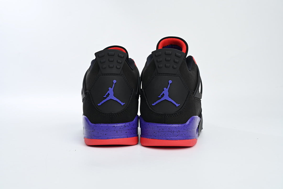 Air Jordan 4 Red Rap Tors Basketball Shoes Black Purple