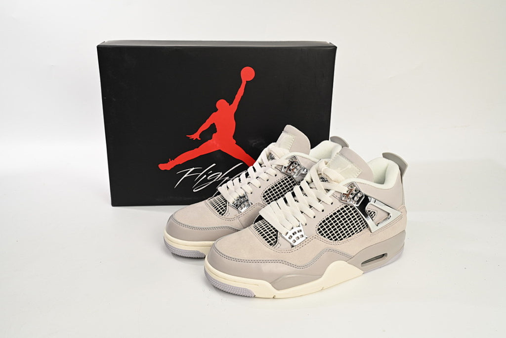 Air Jordan 4 WMNS “Frozen Moments” Basketball Shoes Grey
