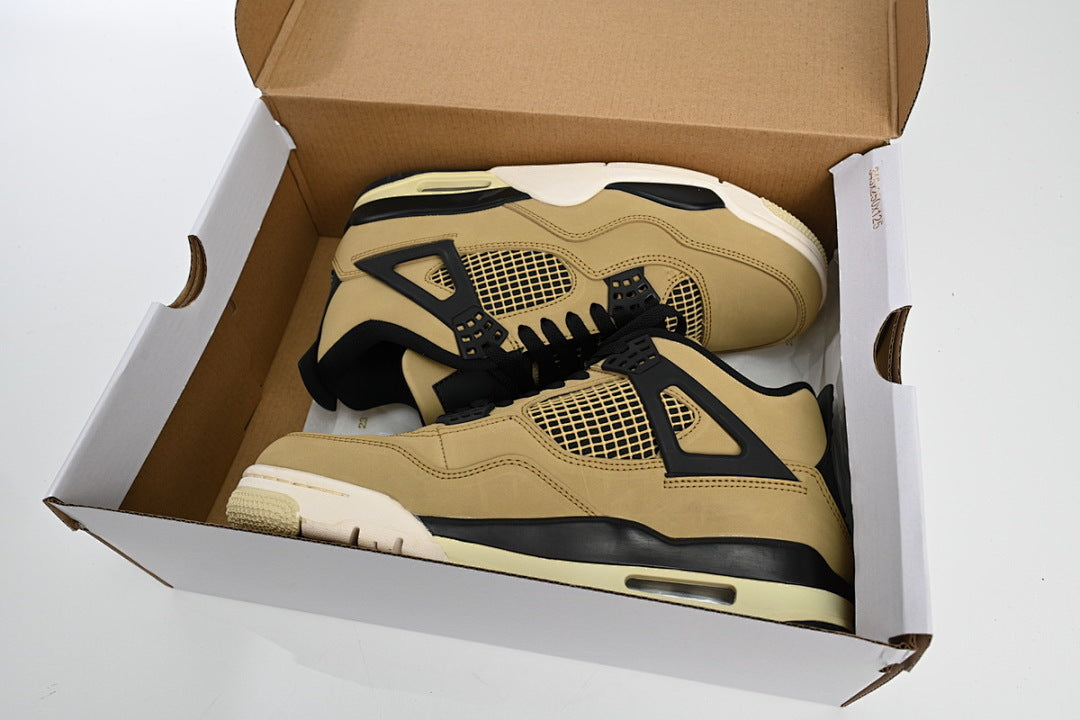 Air Jordan 4 Retro Pearl Milk Tea Basketball Shoes