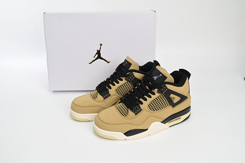 Air Jordan 4 Retro Pearl Milk Tea Basketball Shoes