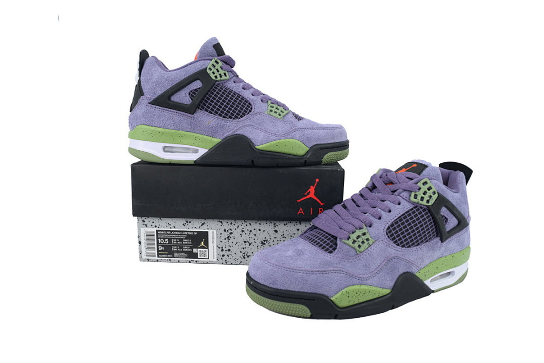 Air Jordan 4 Retro Canyon Purple Basketball Shoes