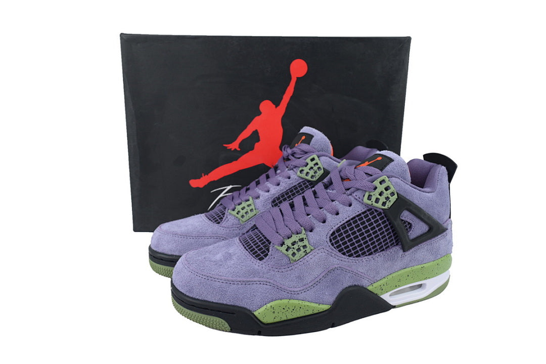 Air Jordan 4 Retro Canyon Purple Basketball Shoes
