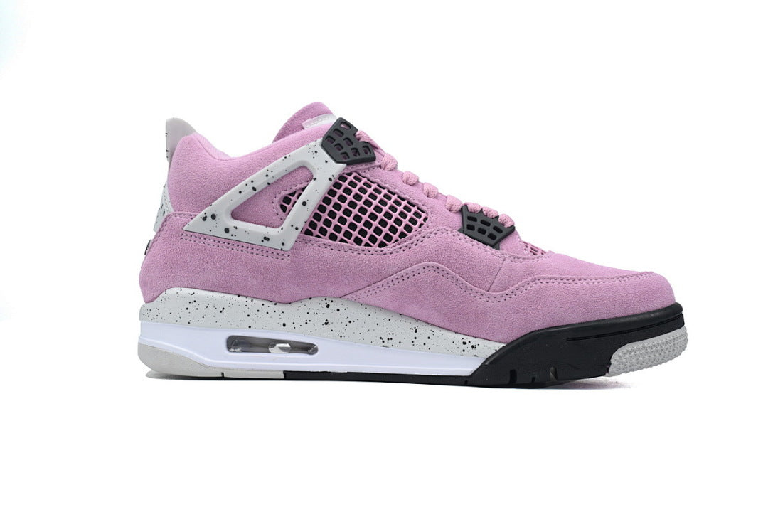 Air Jordan 4 Retro 'Orchid' Basketball Shoes Pink Black