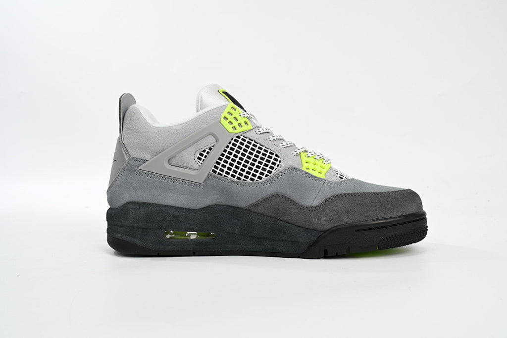 Air Jordan 4 SE “Neon” Basketball Shoes Grey