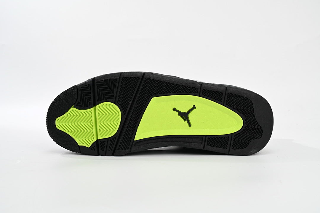 Air Jordan 4 SE “Neon” Basketball Shoes Grey