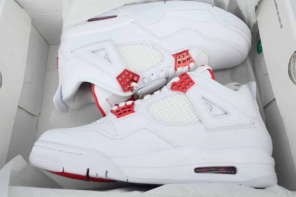 Air Jordan 4 Retro Metallic Red Basketball Shoes