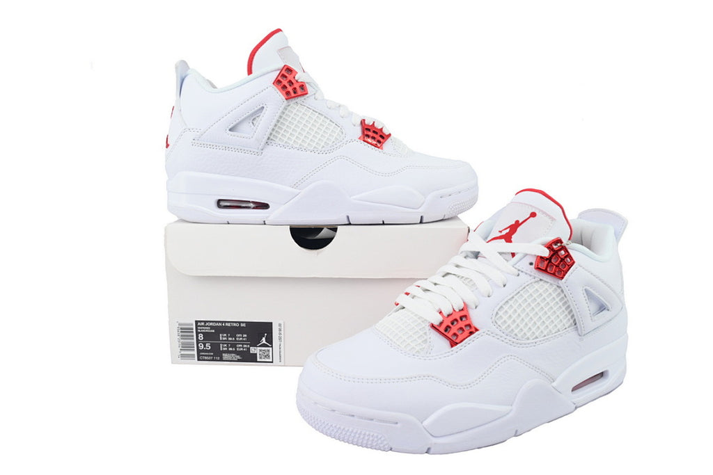Air Jordan 4 Retro Metallic Red Basketball Shoes