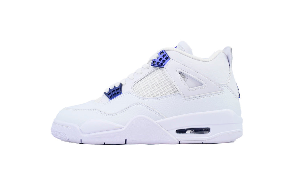 Air Jordan 4 Retro Purple Metallic Basketball Shoes