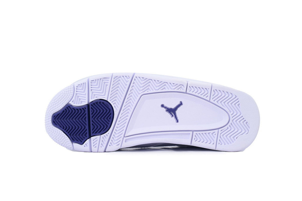 Air Jordan 4 Retro Purple Metallic Basketball Shoes