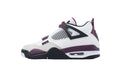 Air Jordan 4 Retro PSG Paris Basketball Shoes White Purple