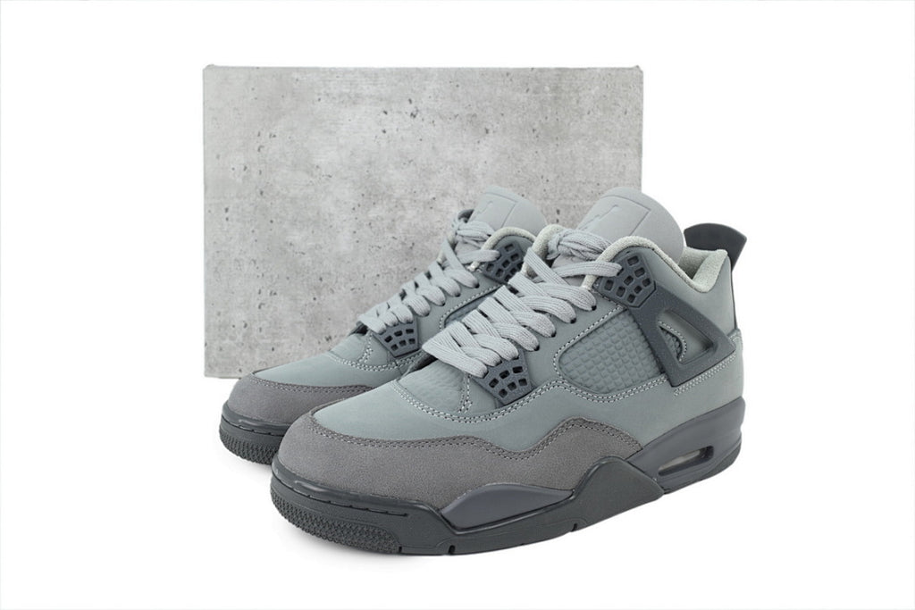 Air Jordan 4 Retro SE 'Wet Cement' Basketball Shoes Grey