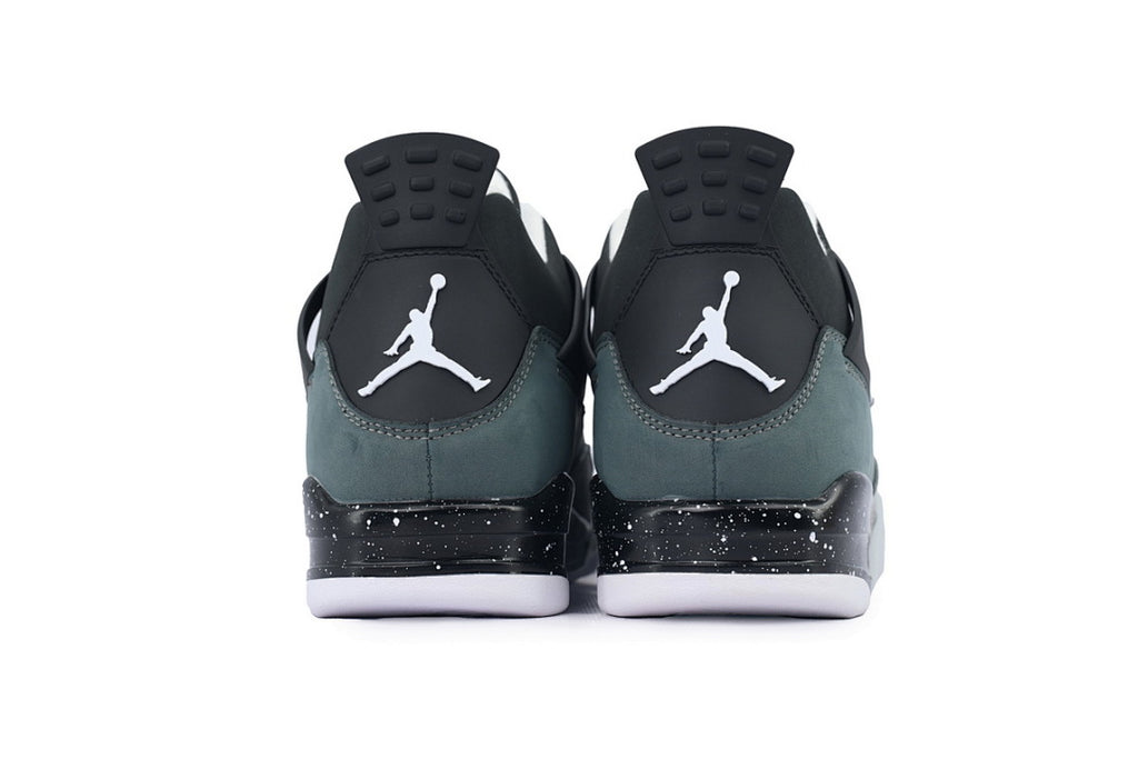 Air Jordan Retro 4 “Fear” Basketball Shoes Black Grey