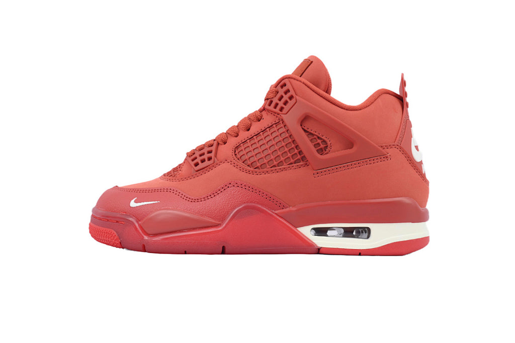 Nigel Sylvester x Air Jordan 4 Retro Basketball Shoes Red