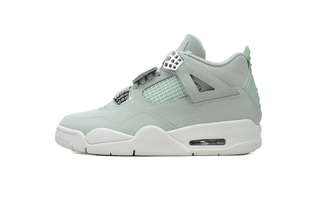Air Jordan 4 Retro 'Seafoam Sail' Calaite Basketball Shoes Light Green