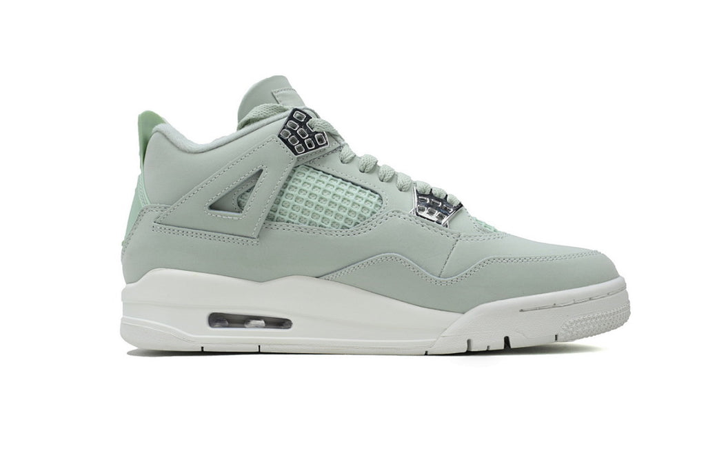Air Jordan 4 Retro 'Seafoam Sail' Calaite Basketball Shoes Light Green