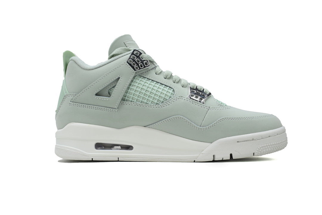Air Jordan 4 Retro 'Seafoam Sail' Calaite Basketball Shoes Light Green
