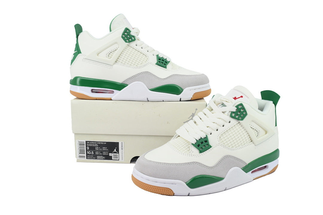 SB x Air Jordan 4 Retro “Pine Green” Calaite Basketball Shoes