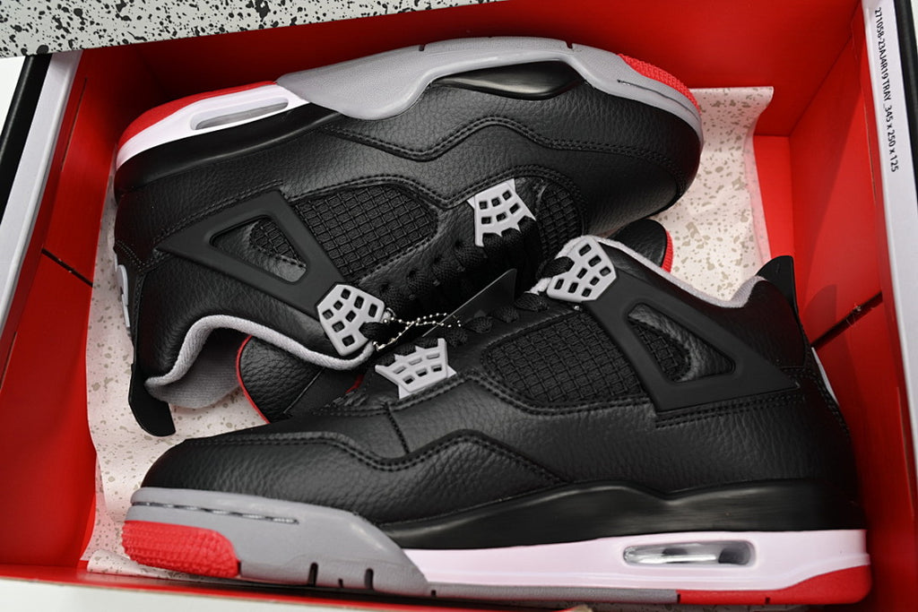Air Jordan 4 Retro Bred Reimagined Basketball Shoes