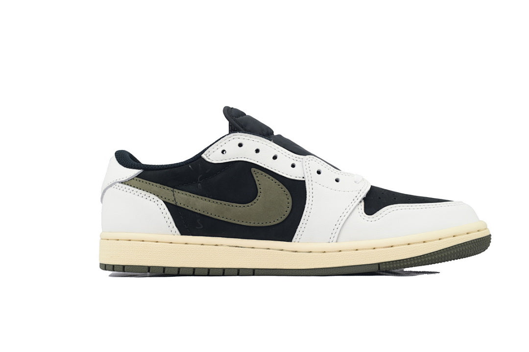 Air Jordan 1 Low OG WMNS “Olive”Black Green Olive Basketball Sneakers Black Green